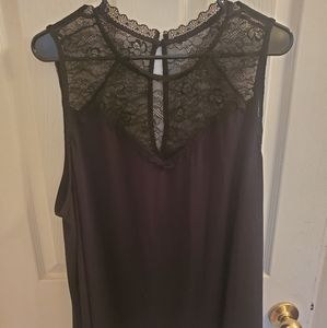 Black Lace Tank